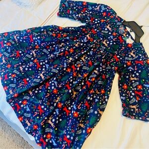 Hanna Anderson Holiday Dress Girls size 8